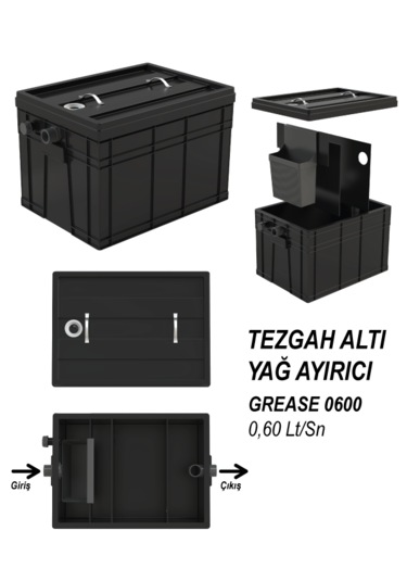 Grease-0600 0,60 Lt/sn Yağ Ayırıcı