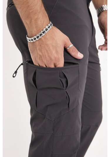 Camp532 Outdoor Tactical Su İticili Likralı Yazlık Erkek Taktik Pantolon Antrasit