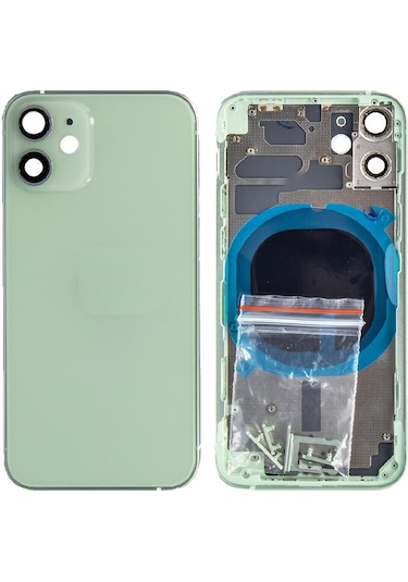 Apple Uyumlu iPhone 12 Mini İle Boş Kasa Yeşil