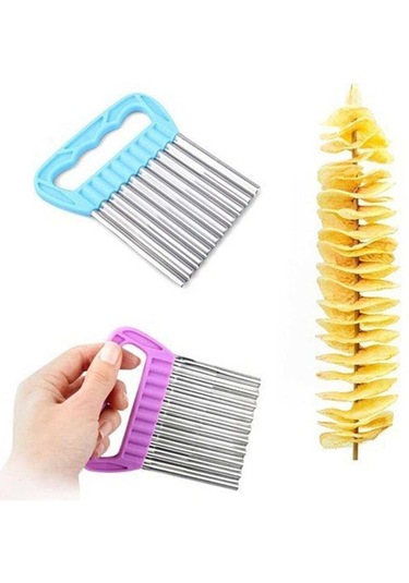 Pratik Cips Chopper Şekilli Sebze Meyve Ve Gıda Dilimleyici Diğer