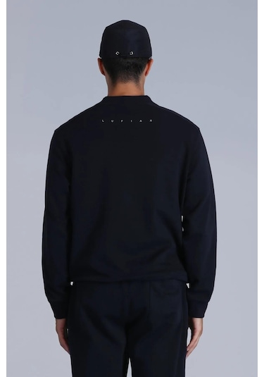 Lufian Luther Erkek Sweatshirt Lacivert 001