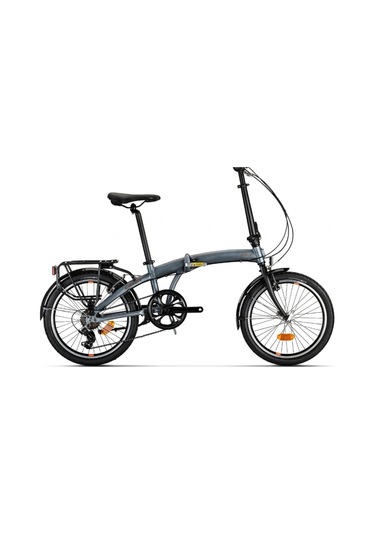 Conor Denver 20" Mat Koyu Mavi-haki-turuncu Katlanır Bisiklet Mavi