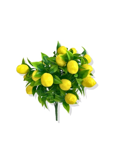 Cihan Çiçekçilik Yapay Limon Demeti Beyaz