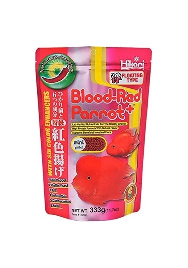 Hikari Blood Red-Parrot Plus Mini 50 G Açık