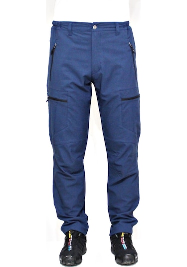 Mudwill Mikro Likralı Yazlık Trekking Pantolon-İndigo Mavi
