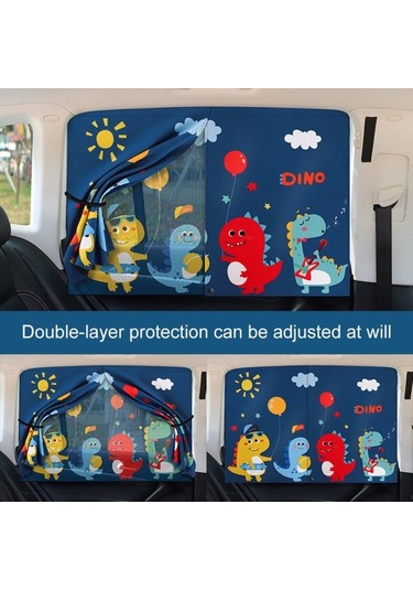 Araba Karikatürü Sevimli Uzay Adamı Mıknatısı Yan Pencere Güneşliği Ön Cam