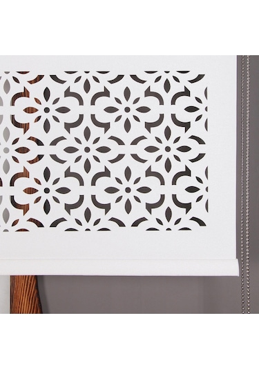 Lazer Kesim Stor Perde - Kalın Mat Model (471164729)