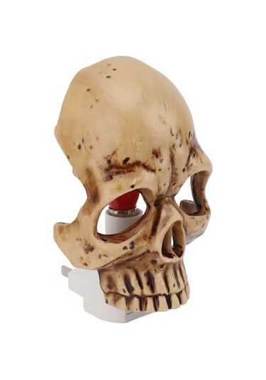 Mufunye Kostüm Parti Dekoratif Kafa Figürü, Parlaklık Ayarlanabilir Reçine Işık, 110v Amerikan Standardı, Spooky Ambiyans Işık Kaynağı Diğer