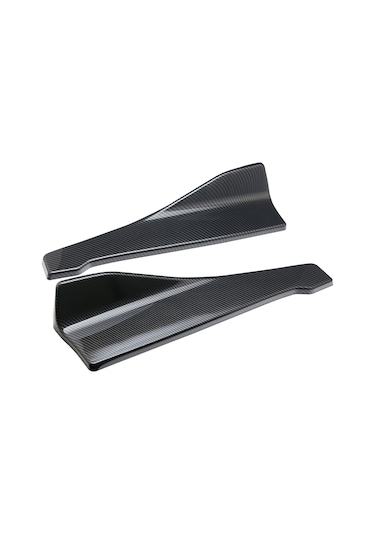 Ranyeek Universal Araba Arka Tampon Lipi, Abs Malzeme, Karbon Fiber Stili/siyah Seçenekli, 2 Adet Ve Vidalılar İçerir