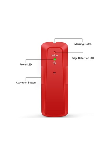 Trendooze Homyl 3/4 Kırmızı Çıtçıt Dedektörü - Sensör Duvar Bulucu