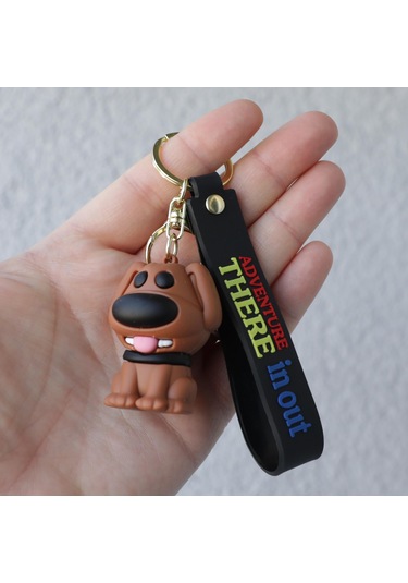 Dug Yukarı Bak Silikon Anahtarlık-3051