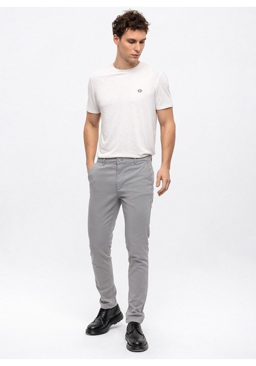 Back And Bond Normal Bel Normal Paça Slim Fit Taş Erkek Pantolon B33w32005 Taş