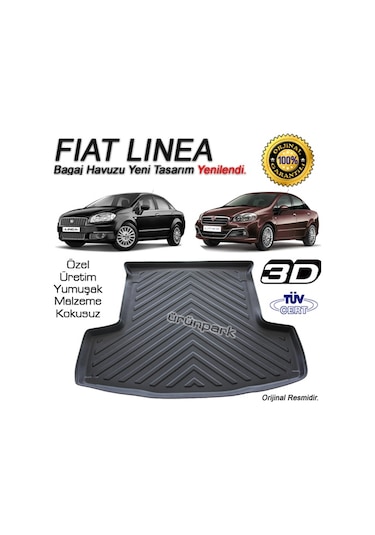 Fiat Linea Bagaj Havuzu Paspası A+Kalın Malzeme