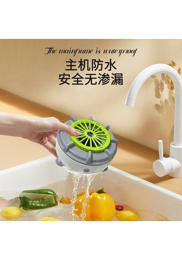 Ev Büyük Kapasiteli Meyve Ve Sebze Yıkama Makinesi Mutfak Beyaz