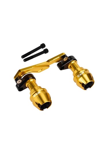 Motosiklet Universal Çiftli Egzoz Koruma Takozu