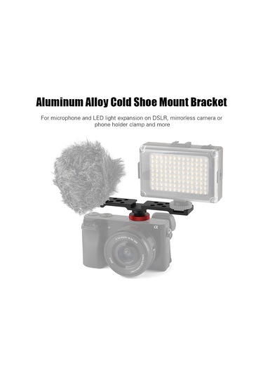 Maiyame 3'lu Soğuk Ayakkabı Bağlantısı - Mikrofon Ve Işık İçin Hafif Alüminyum Tripod Aksesuarı