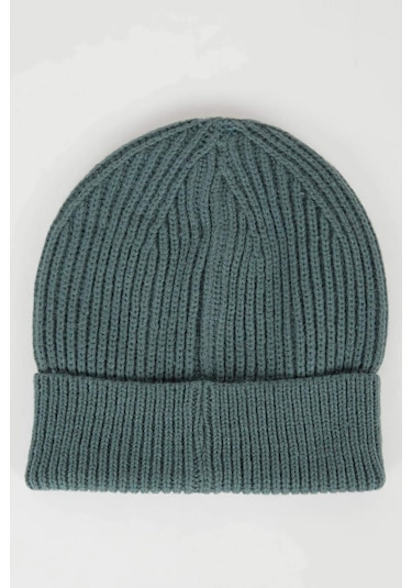 DeFacto Kadın Şehir Temalı Dokuma Etiketli Bere C6950AX24WNGN10