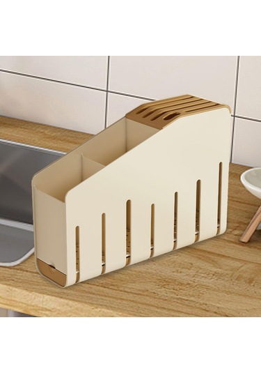 Suntek Çatal Bıçak Takımı Alet Kurutma Rafı Çubuk Beyaz