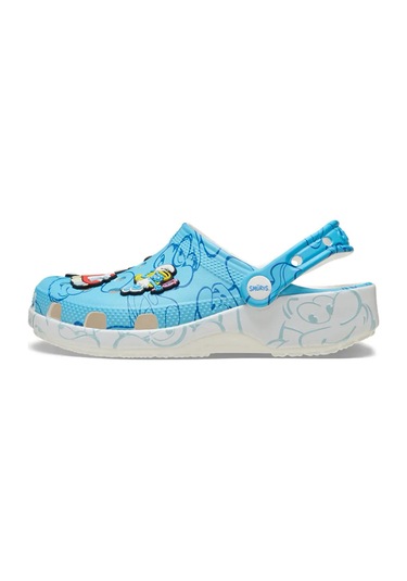 Crocs Smurfs Classic Clog Unisex Çocuk Terlik 210821 Mavi