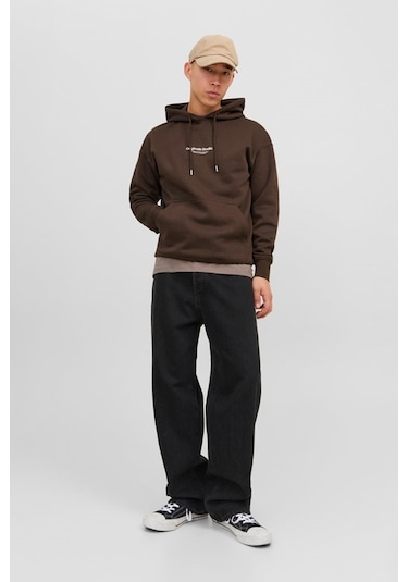 Jack&Jones Jorvesterbro Sweat Hood Noos Kahverengi