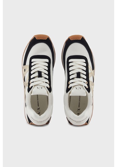 Armani Exchange Bayan Ayakkabı Xw002151 Af19396 Mc077 Siyah-gold Siyah-gold