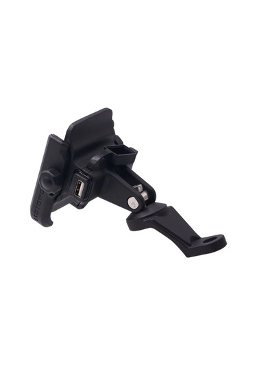 Motowolf Motosiklet Ayna Bağlama Telefon Tutucu Usb Hızlı Şarj