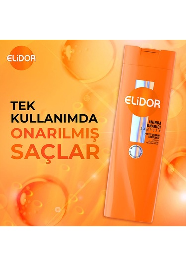 Elidor Anında Onarıcı Bakım Şampuanı 3 x 400 ML