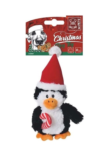 M-pets Christmas Comet Peluş Penguen Köpek Oyuncağı 20 Cm