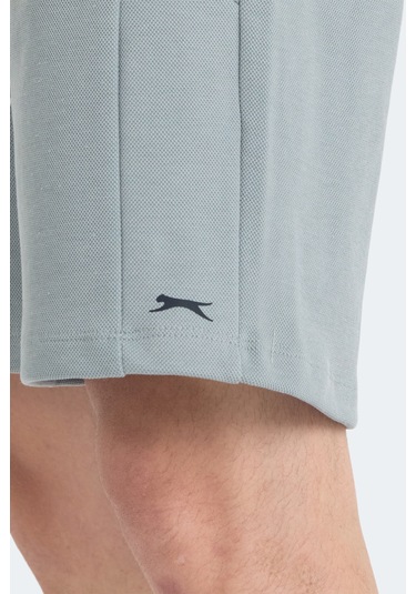 Slazenger Vılte 2 Li Set Erkek Şort Koyu Gri - Su Yeşili