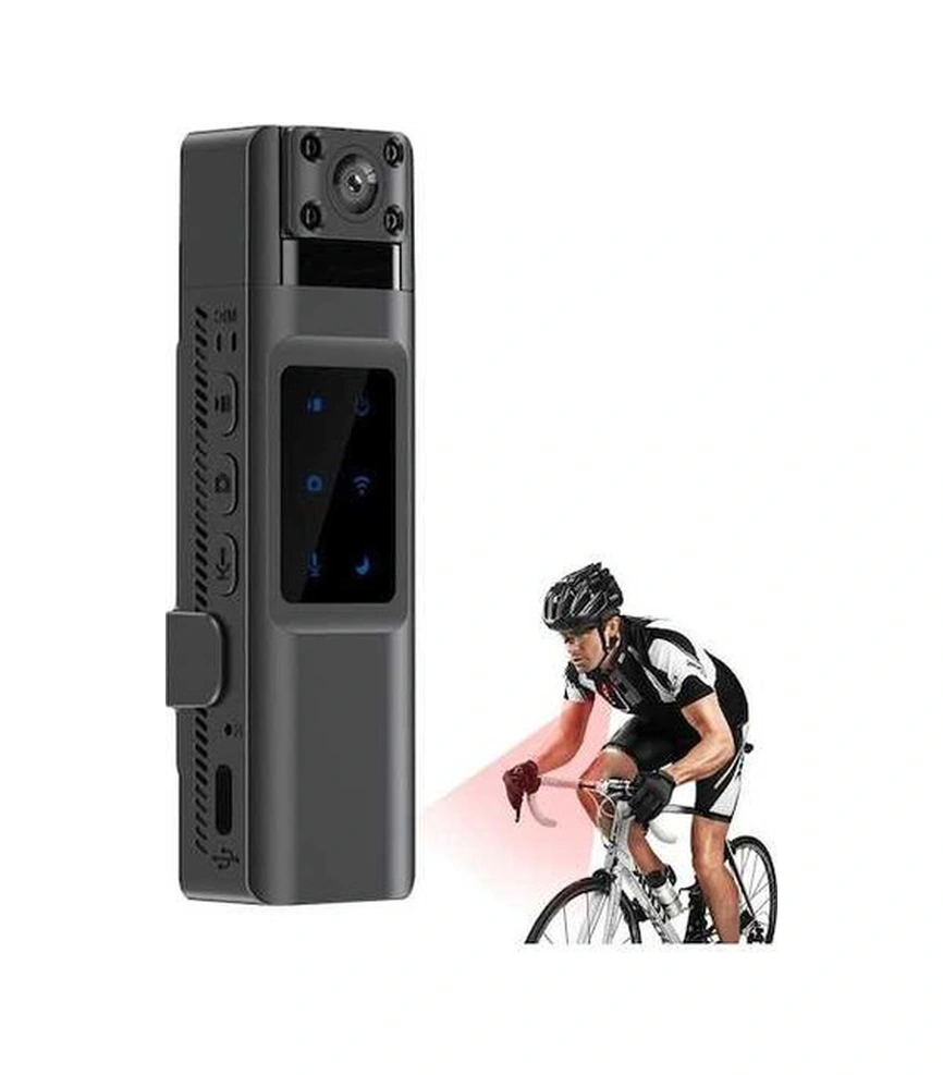 Tongxida Taşınabilir Spor Video Kaydedici, 1000mah Şarj Edilebilir Pil, 1080p Wi-fi Kamera, Su Geçirmez/dayanıklı Uzun Ömürlü Siyah