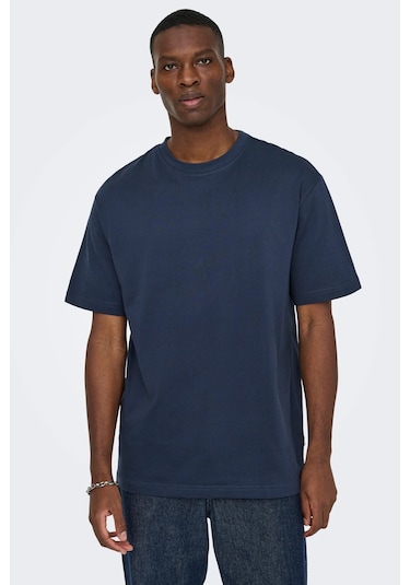 Only & Sons Erkek T Shirt 22022532 Lacivert Lacivert Only & Sons Erkek T Shirt 22022532 Lacivert Lacivert