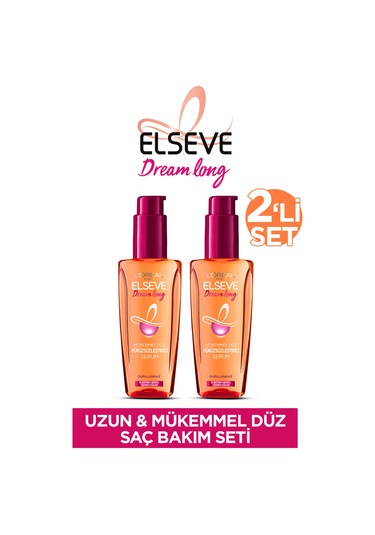 Elseve Dream Long Mükemmel Düz Pürüzsüzleştirici Serum 2 x 100 ML