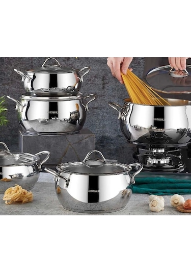 Kahramanlar Elit Beşli Tencere  Seti