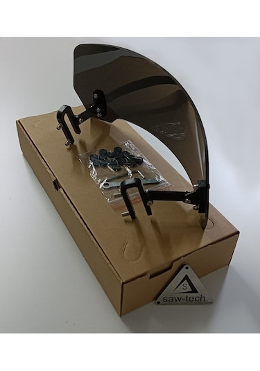 Üniversal Deflektör Rüzgar Saptırıcı Füme Renk Genişlik:320mm X Yükseklik:135mm