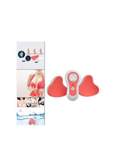 Suntek Elektrikli Göğüs Masajı Simülasyon Masaj Aleti Kadın Turuncu