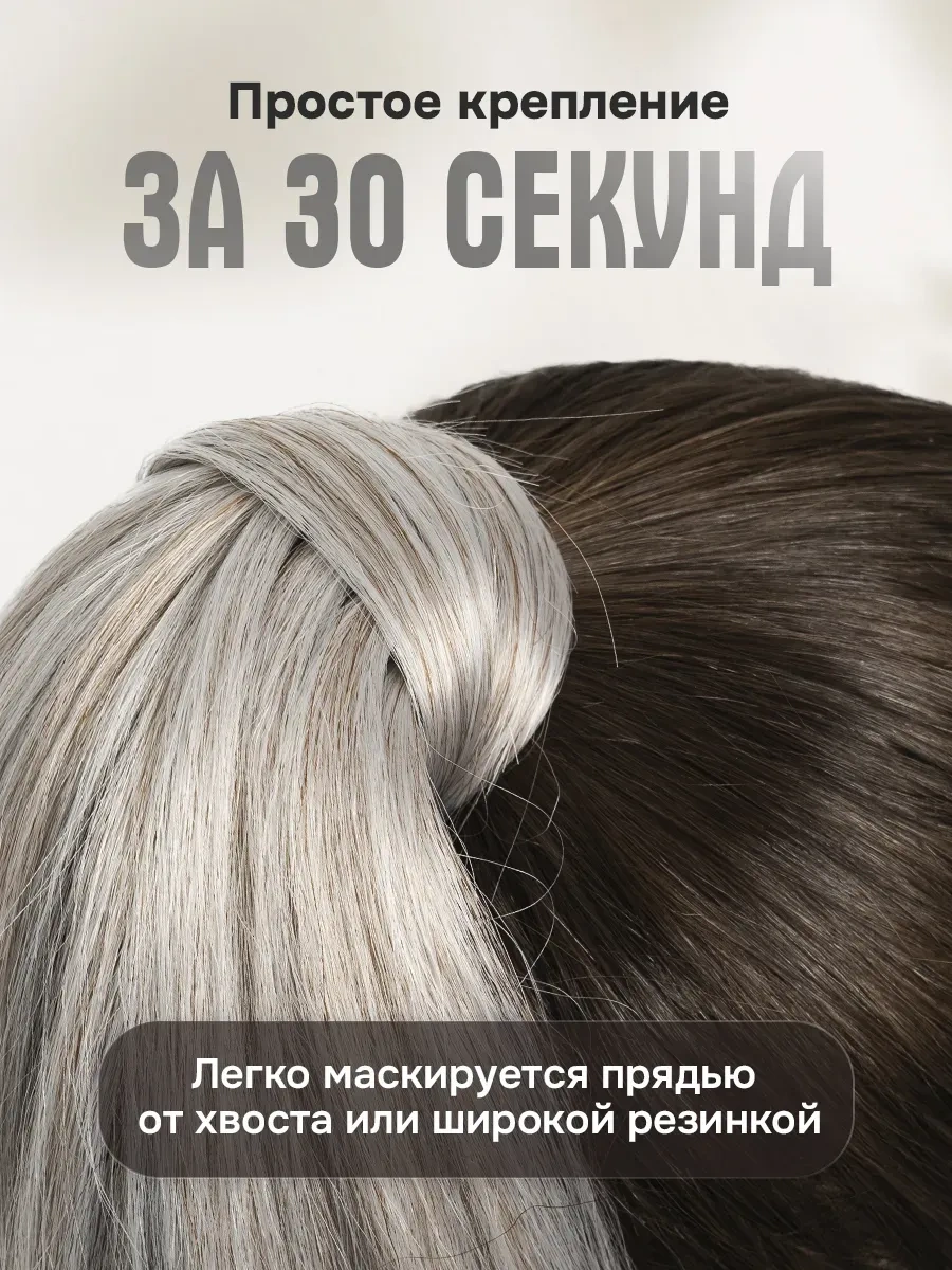 Conflate Saç İçin Lastikli Takma At Kuyruğu 298026437 Cold Blonde