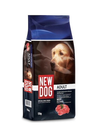 New Dog Biftekli Yetişkin Köpek Maması 15 Kg