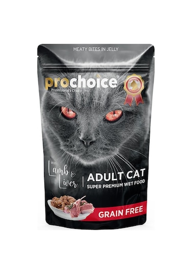 Prochoice Tahılsız Kuzu ve Ciğerli Yetişkin Kedi Maması 85 G
