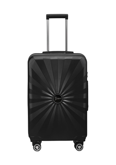 Büyük Boy %100 Polikarbon Valiz 4x2 Teker Siyah 1809 Siyah