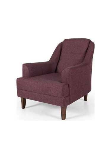 Madrid Berjer Keten Bordo Koyu Bordo