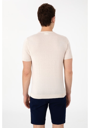 U.s. Polo Assn. Erkek Krem Kazak /triko 50299363-vr071 Krem