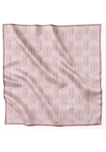 Belli Twill İpek Eşarp 4209-03 Pudra Pembe Pudra - Pembe