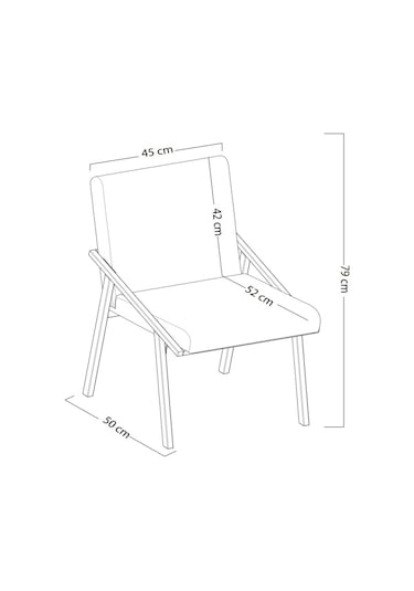Lagomood İrony Maxi İki Koltuklu Ofis Takım Antrasit Ceviz