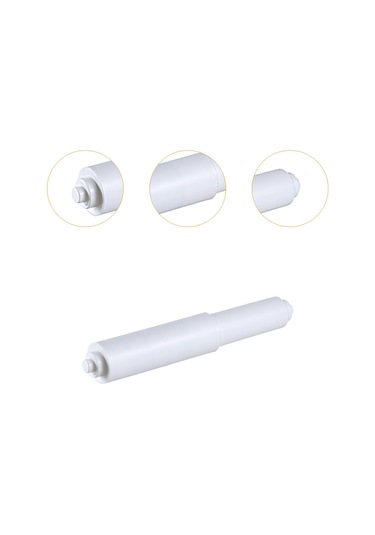 Suntek 4x Tuvalet Kağıdı Tutucu Yaylı Çubuklar Banyo Beyaz