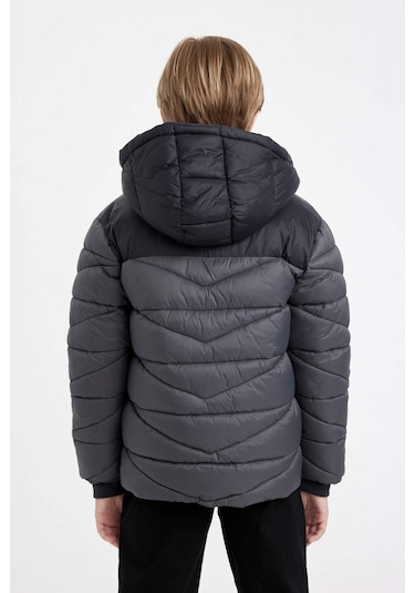DeFacto Erkek Çocuk Su İtici Kapüşonlu Fermuarlı Cepli Polar Astarlı Mont C5519A824WNAR58 DeFacto Erkek Çocuk Su İtici Kapüşonlu Fermuarlı Cepli Polar Astarlı Mont C5519A824WNAR58