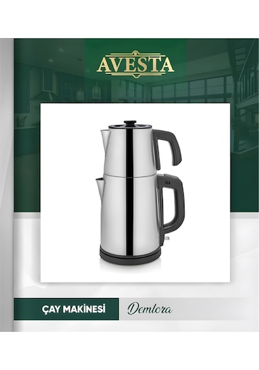 Avesta 2000 W Demlore Çelik Çay Makinesi