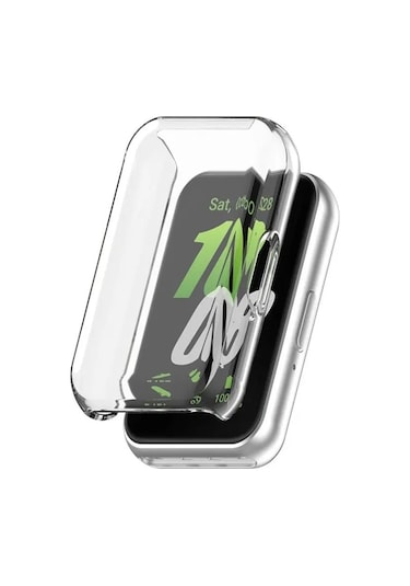 Apsuwa Samsung Galaxy Uyumlu Fit 3 Kordon + Ekran Koruyucu Kasa Şeffaf