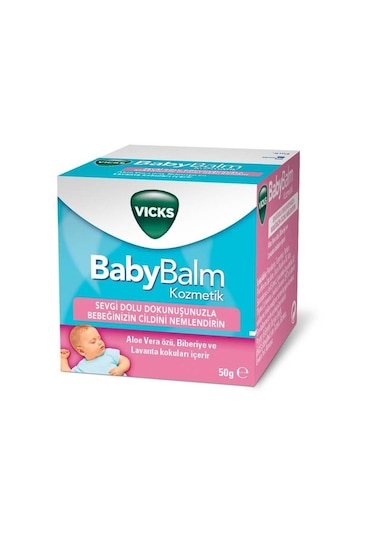 Vıcks Baby Balm Nemlendirici Bebek Bakım Kremi 50 G