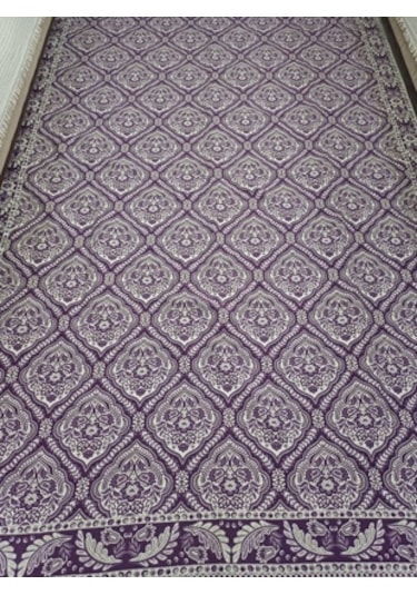 Savan Dokuma Halı Örtüsü 6m² 200 300 Kale Lila2 Lila