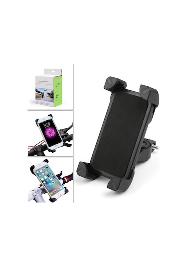 Bianchi Universal Bike Telefon Tutucu Ayarlanır Siyah